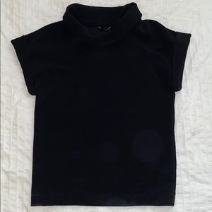 Club monaco rolled sleeve top